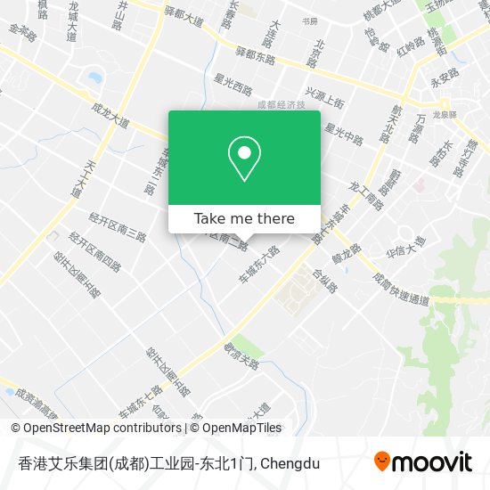 香港艾乐集团(成都)工业园-东北1门 map