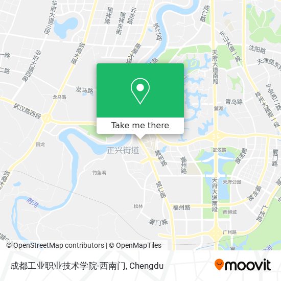 成都工业职业技术学院-西南门 map
