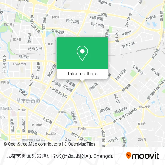 成都艺树堂乐器培训学校(玛塞城校区) map