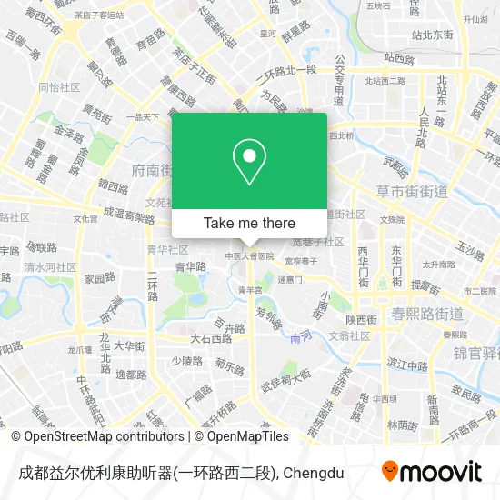 成都益尔优利康助听器(一环路西二段) map