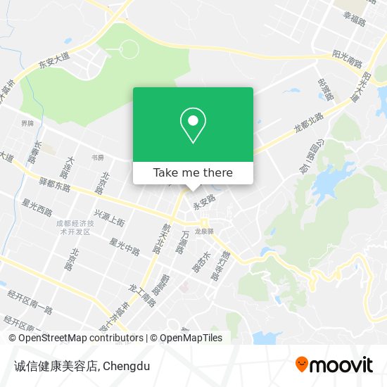 诚信健康美容店 map