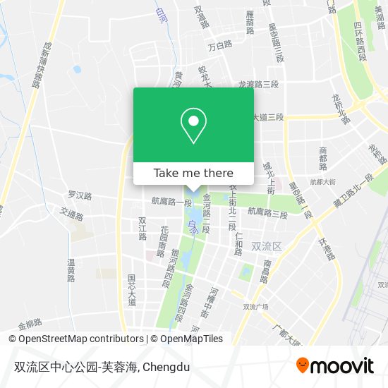 双流区中心公园-芙蓉海 map