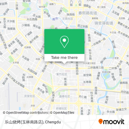 乐山烧烤(玉林南路店) map
