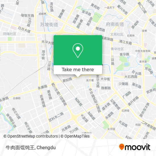 牛肉面馄饨王 map