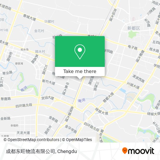 成都东旺物流有限公司 map