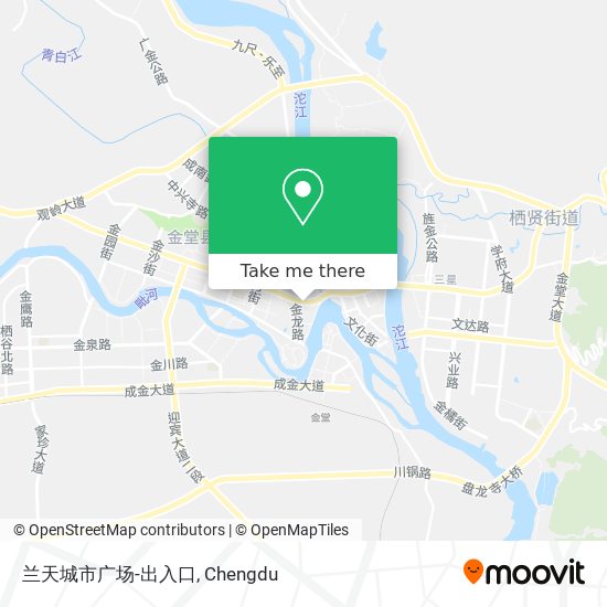 兰天城市广场-出入口 map