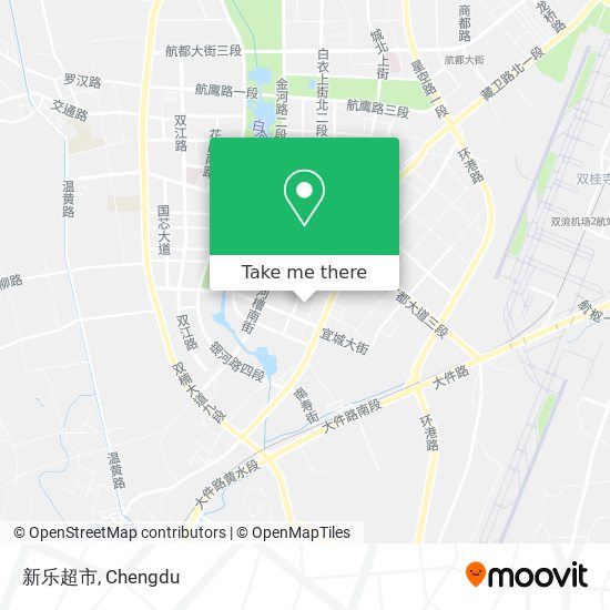 新乐超市 map