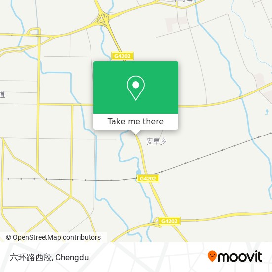 六环路西段 map
