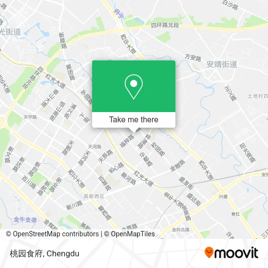 桃园食府 map