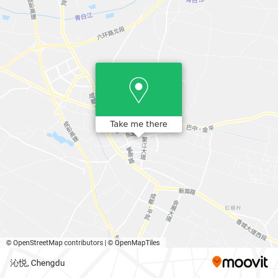 沁悦 map
