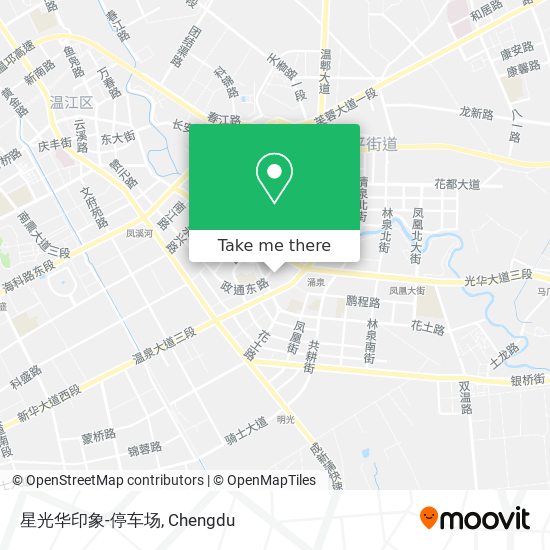 星光华印象-停车场 map