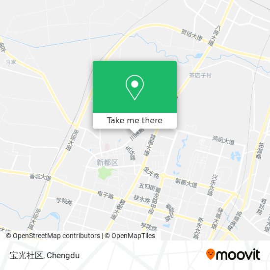 宝光社区 map