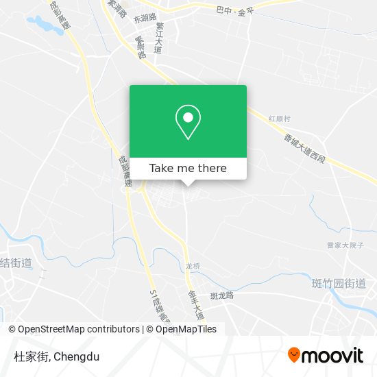 杜家街 map