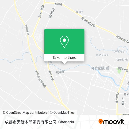 成都市天娇木郎家具有限公司 map