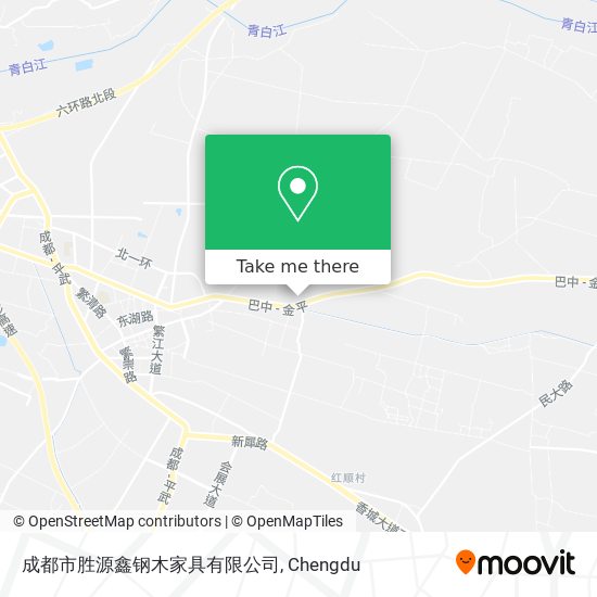 成都市胜源鑫钢木家具有限公司 map