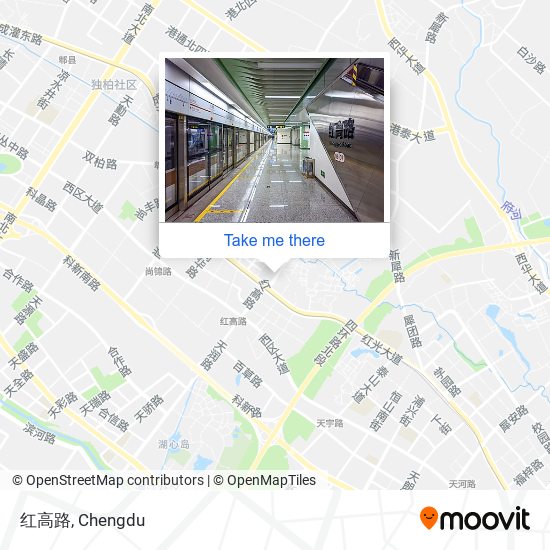 红高路 map