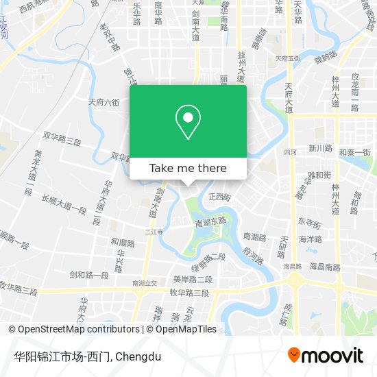 华阳锦江市场-西门 map