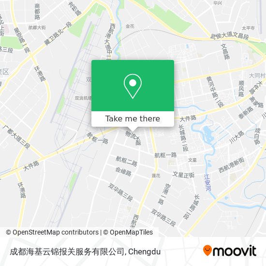成都海基云锦报关服务有限公司 map