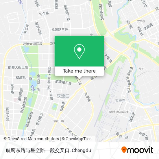 航鹰东路与星空路一段交叉口 map