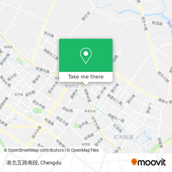 港北五路南段 map