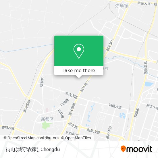 街电(城守农家) map