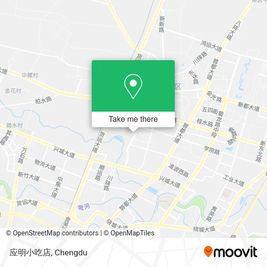 应明小吃店 map