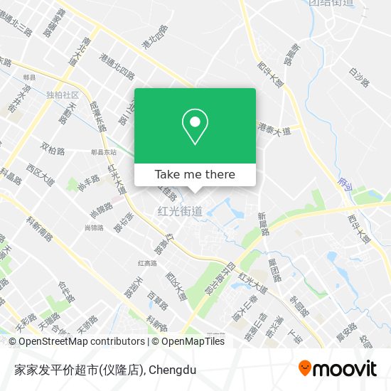 家家发平价超市(仪隆店) map