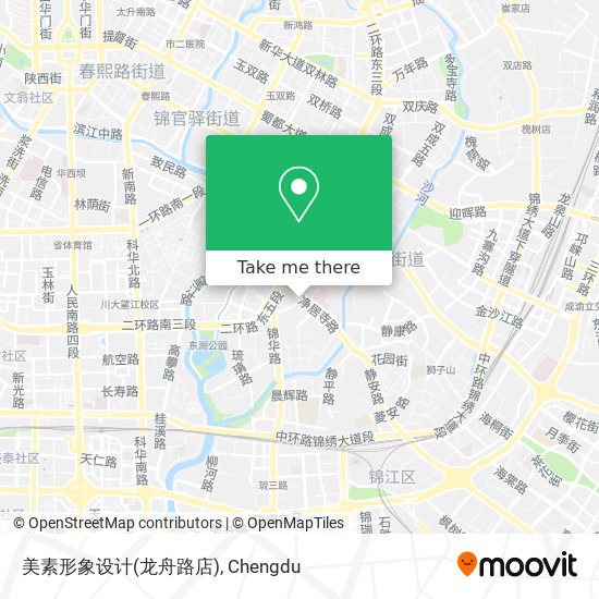 美素形象设计(龙舟路店) map