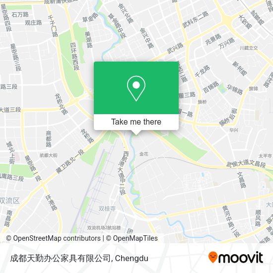 成都天勤办公家具有限公司 map