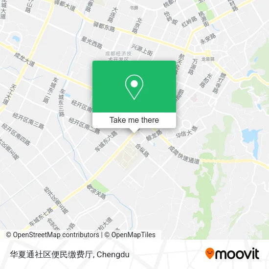 华夏通社区便民缴费厅 map