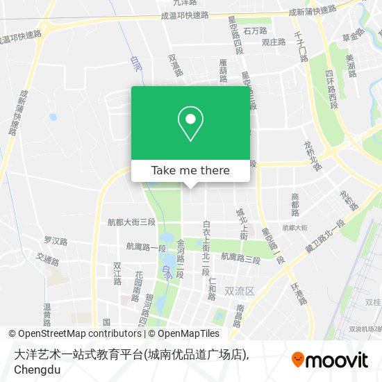 大洋艺术一站式教育平台(城南优品道广场店) map