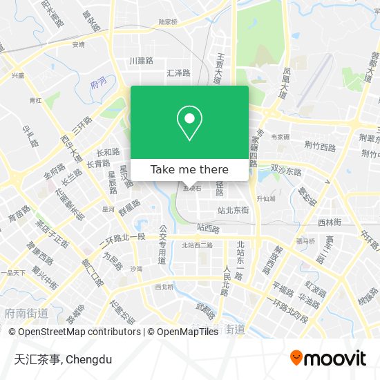 天汇茶事 map