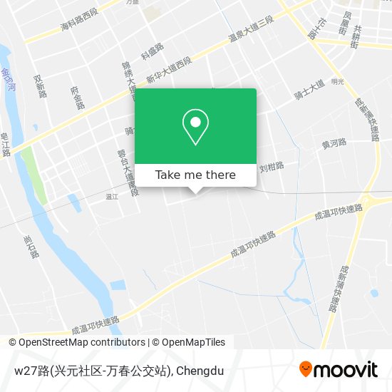 w27路(兴元社区-万春公交站) map