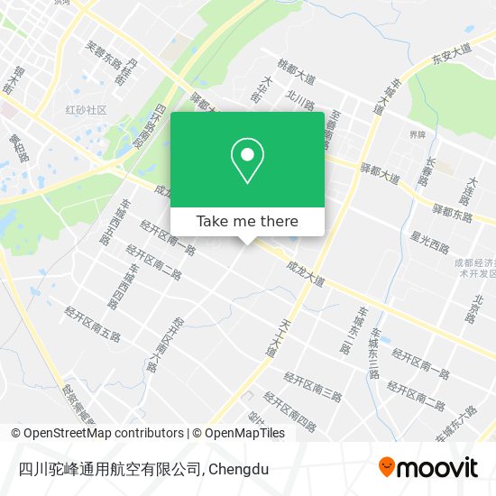 四川驼峰通用航空有限公司 map