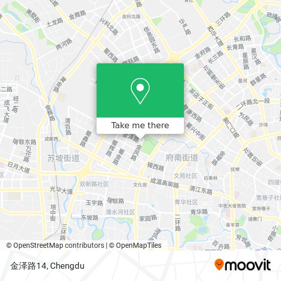 金泽路14 map