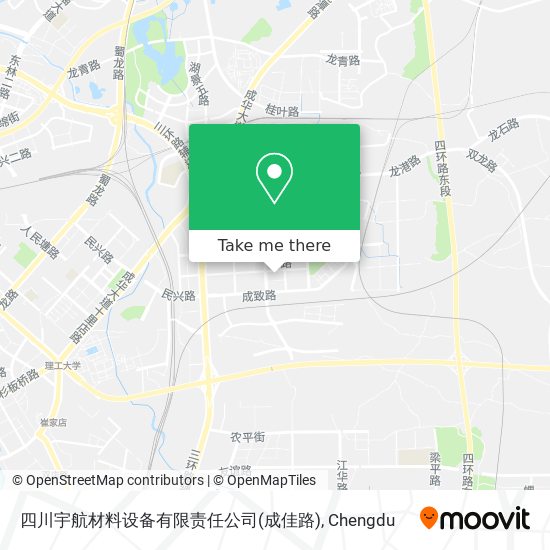 四川宇航材料设备有限责任公司(成佳路) map