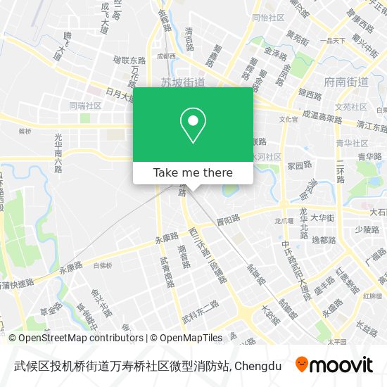 武候区投机桥街道万寿桥社区微型消防站 map