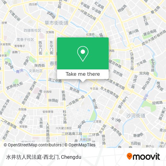 水井坊人民法庭-西北门 map