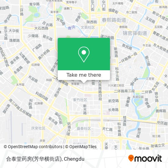 合泰堂药房(芳华横街店) map