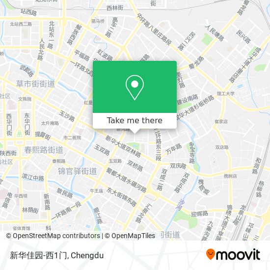 新华佳园-西1门 map