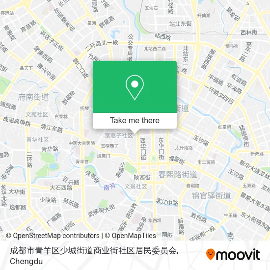 成都市青羊区少城街道商业街社区居民委员会 map
