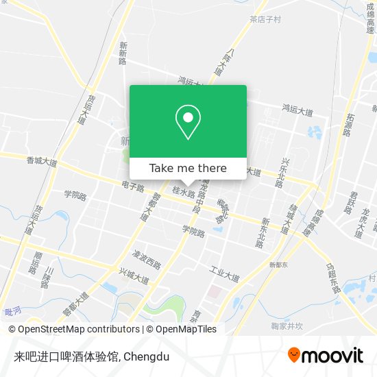 来吧进口啤酒体验馆 map