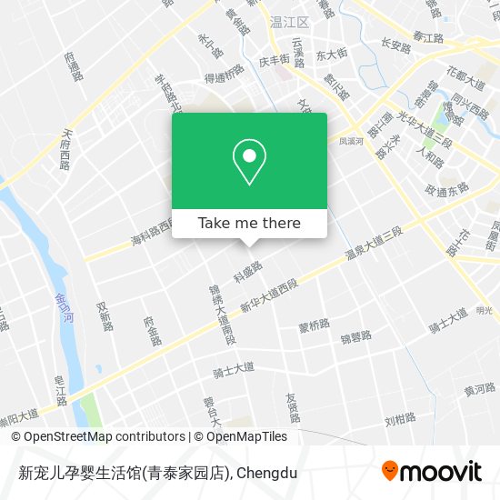 新宠儿孕婴生活馆(青泰家园店) map