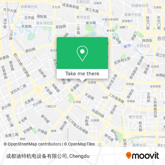 成都迪特机电设备有限公司 map