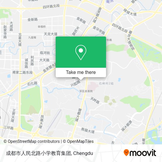 成都市人民北路小学教育集团 map
