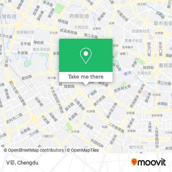 V菲 map