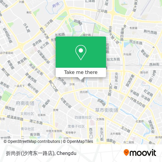 折尚折(沙湾东一路店) map