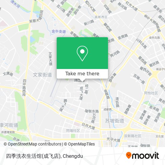 四季洗衣生活馆(成飞店) map