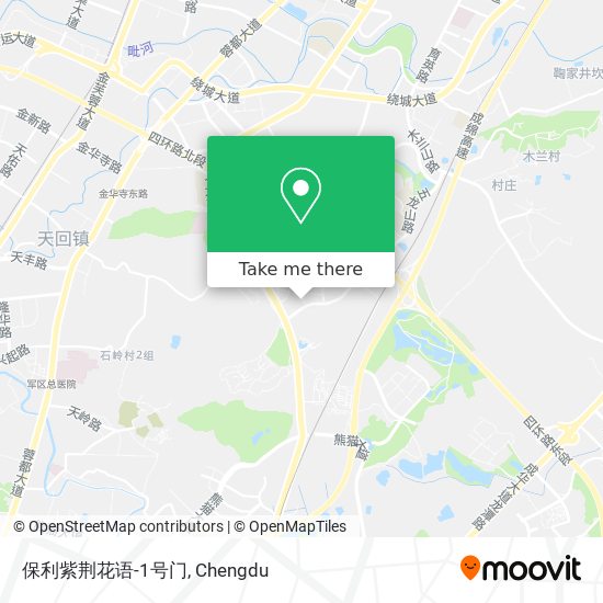 保利紫荆花语-1号门 map