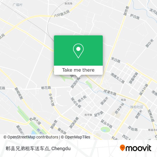 郫县兄弟租车送车点 map